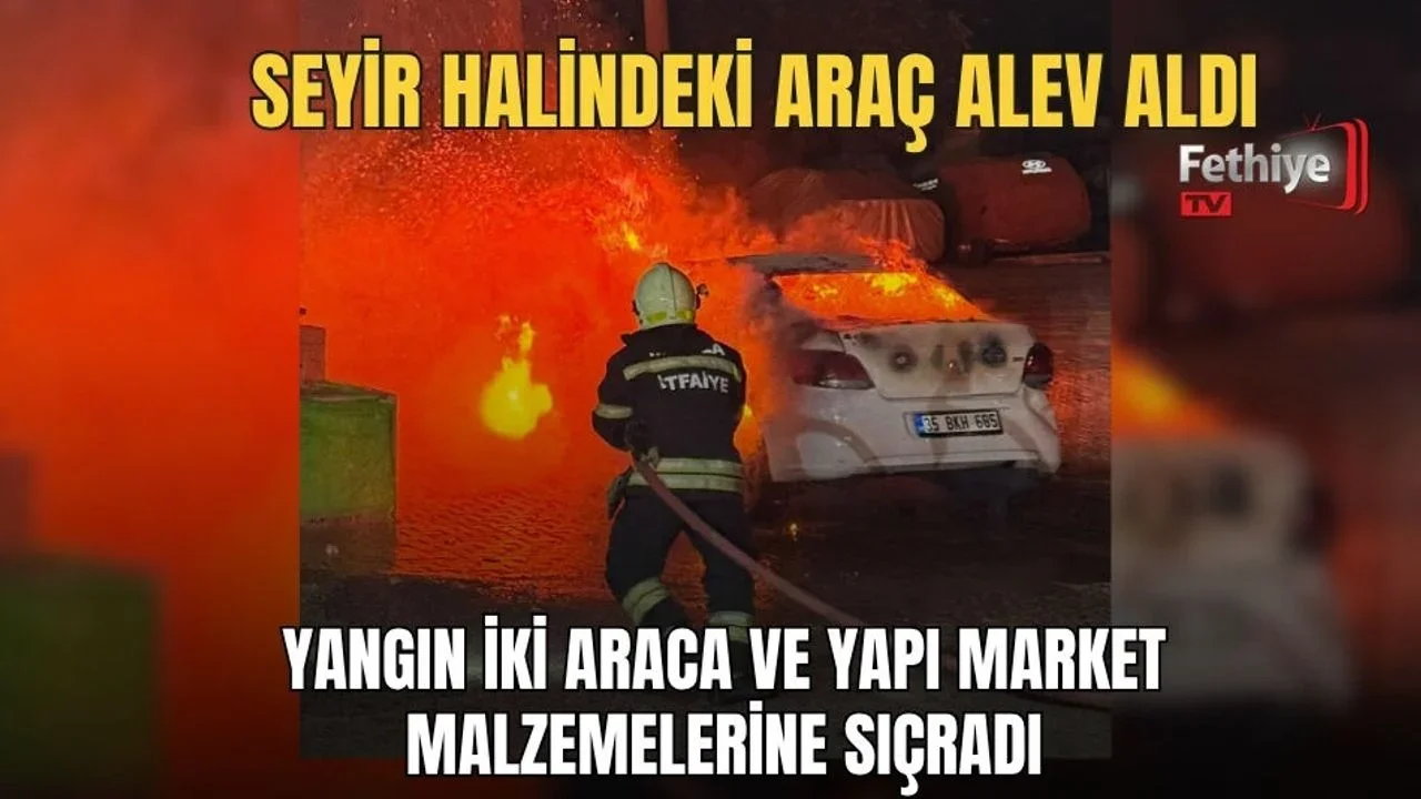 Yokuşbaşı Mahallesi Emin Anter Bulvarı'nda bir otomobilde çıkan yangın itfaiye ekipleri tarafından söndürüldü, araçta maddi hasar oluştu.