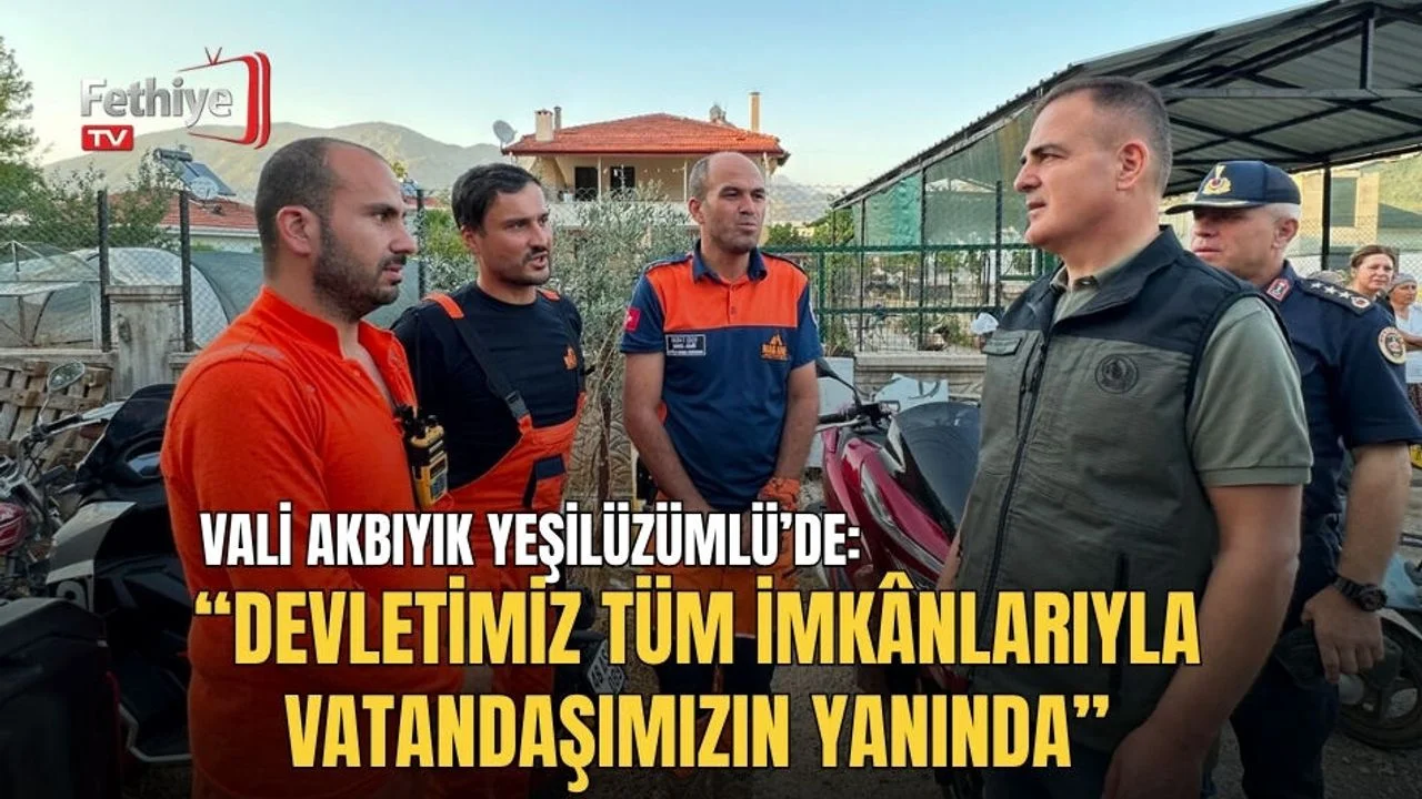 Vali Akbıyık Yeşilüzümlü’de: “Devletimiz Tüm İmkânlarıyla Vatandaşımızın Yanında”