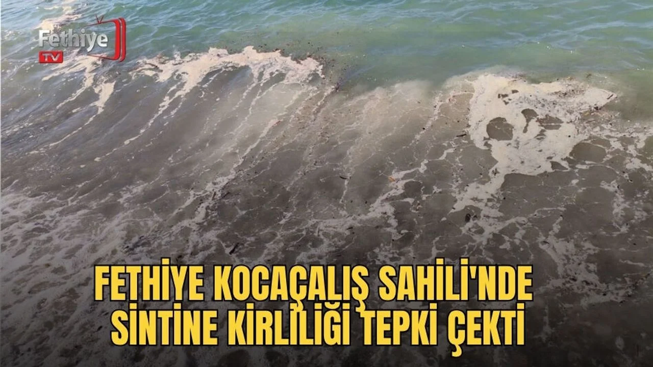 Fethiye Kocaçalış Sahili'nde Sintine Kirliliği Tepki Çekti