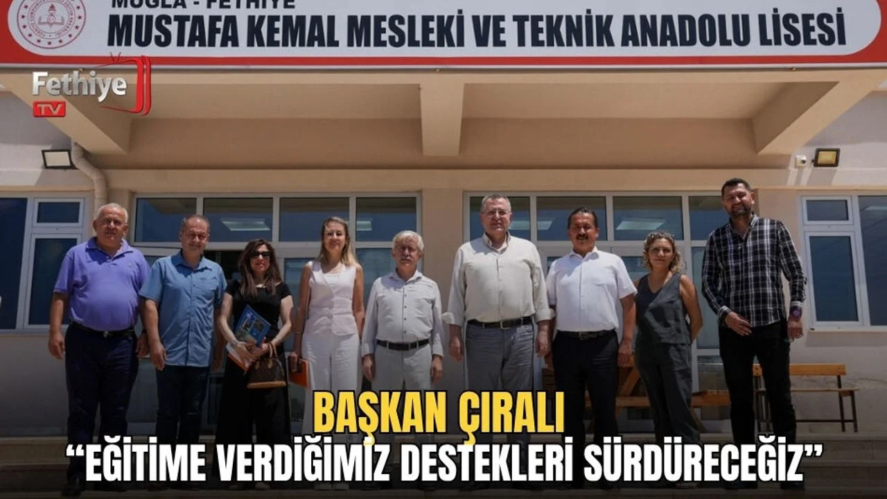 Başkan Çıralı “Eğitime Verdiğimiz Destekleri Sürdüreceğiz”