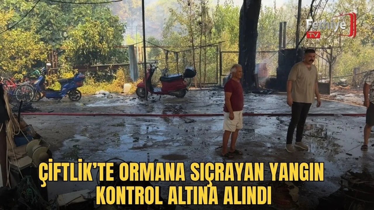 Çiftlik’te Yangın Kontrol Altına Alındı
