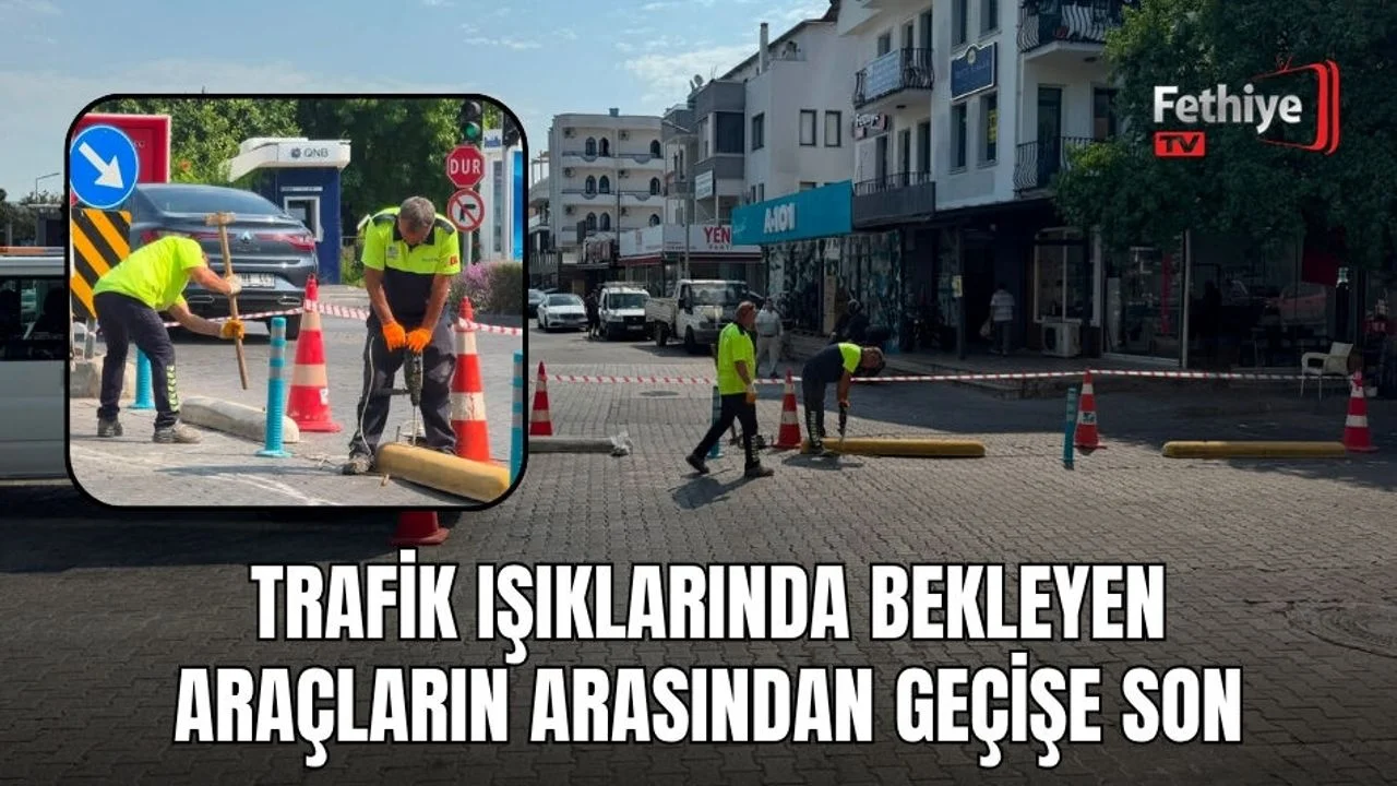 Trafik Işıklarında Bekleyen Araçların Arasından Geçişe Son
