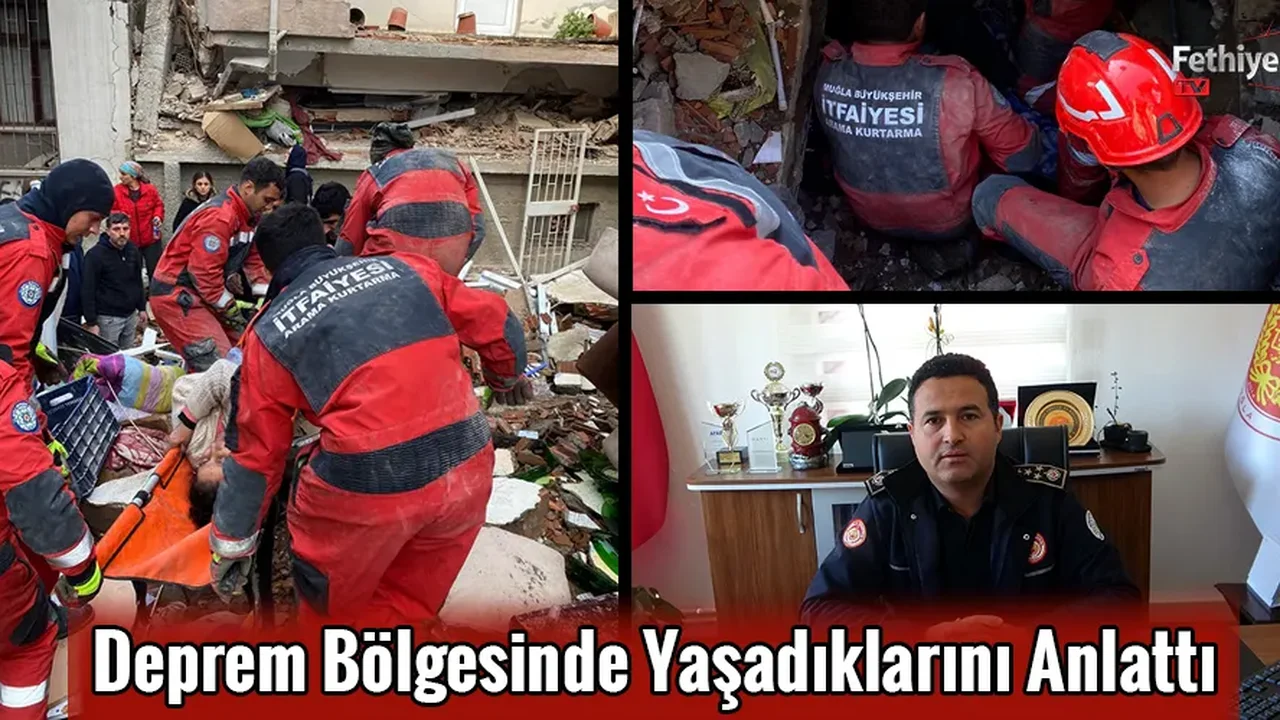 Deprem Bölgesinde Yaşadıklarını Anlattı