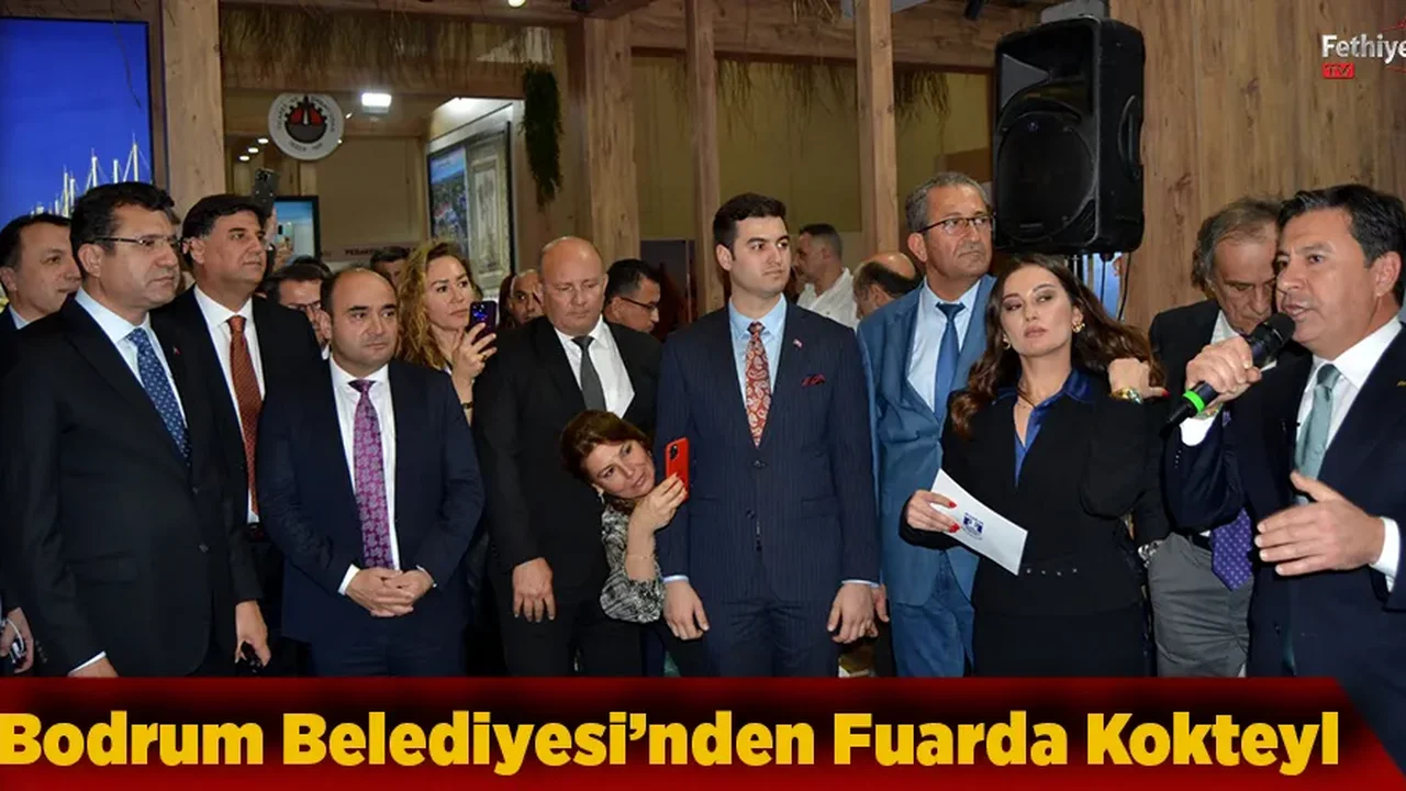 Bodrum Belediyesi’nden Fuarda Kokteyl