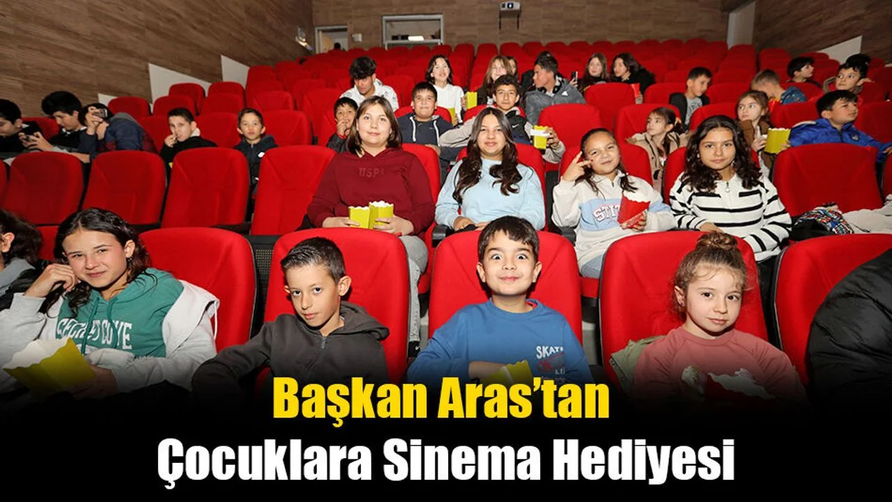 Çocuklar Gerçek Sinema Deneyimi Yaşadı