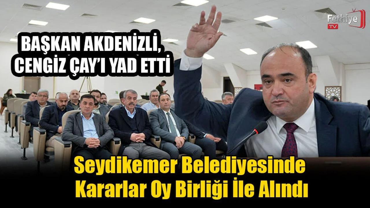 Başkan Akdenizli, Cengiz Çay’ı Yad Etti