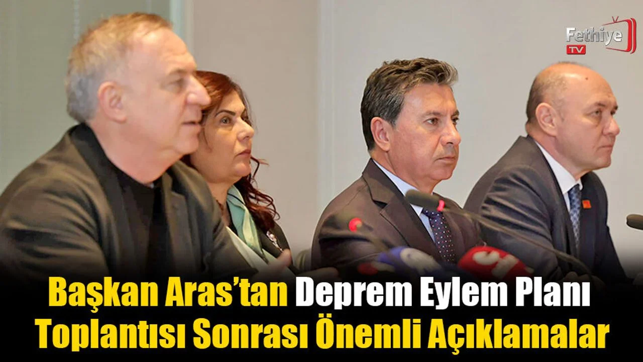 Başkan Aras, “Olası Depremler İçin Hazırlıklarımızı Yapıyoruz”