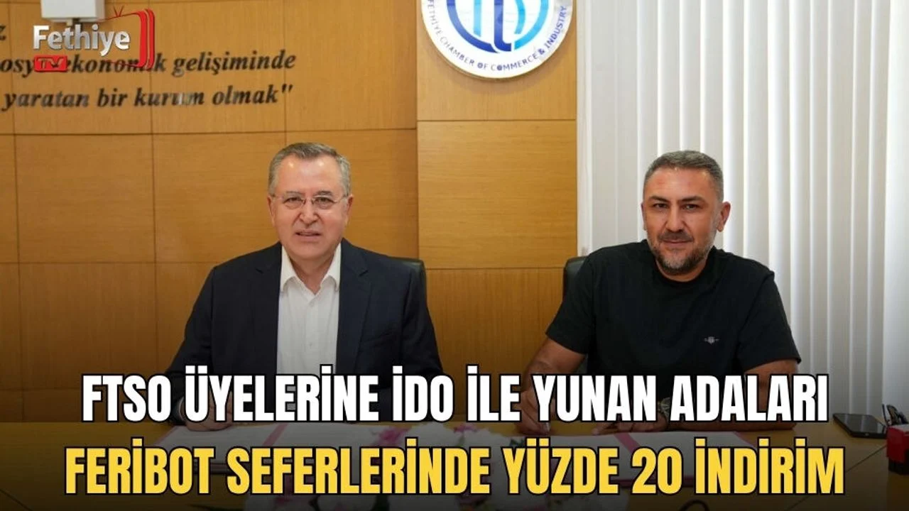 FTSO Üyelerine İDO ile Yunan Adaları Feribot Seferlerinde Yüzde 20 İndirim
