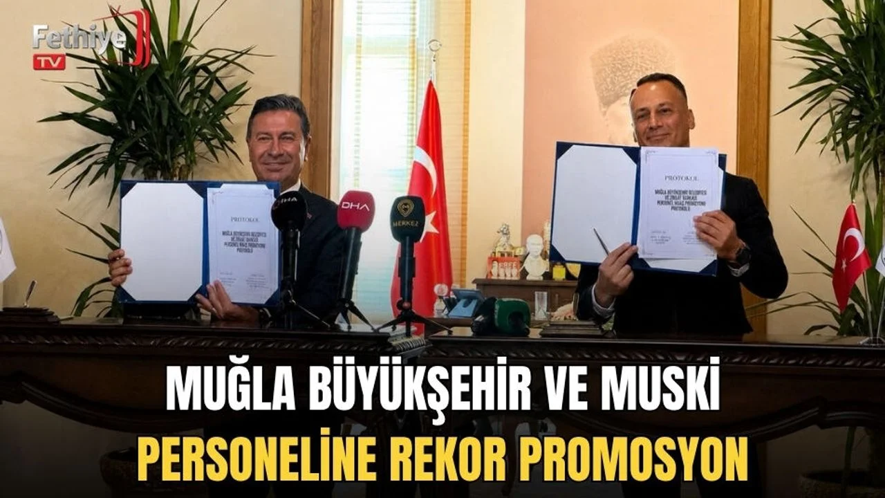 Muğla Büyükşehir Ve Muski Personeline Rekor Promosyon: "Ziraat Bankası İle 100 Bin TL'lik İmza"