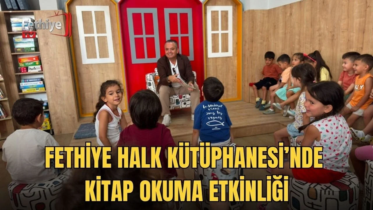 Fethiye Halk Kütüphanesi’nde Kitap Okuma Etkinliği