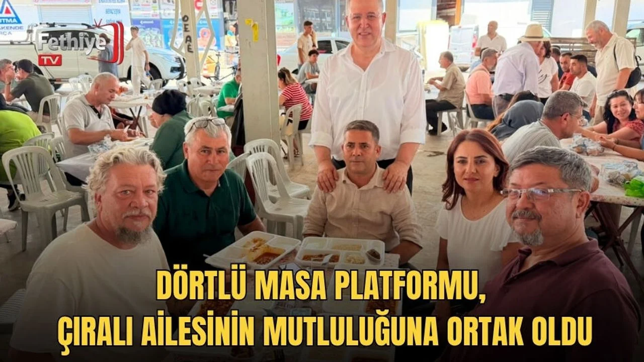 Dörtlü Masa Platformu, Çıralı Ailesinin Mutluluğuna Ortak Oldu