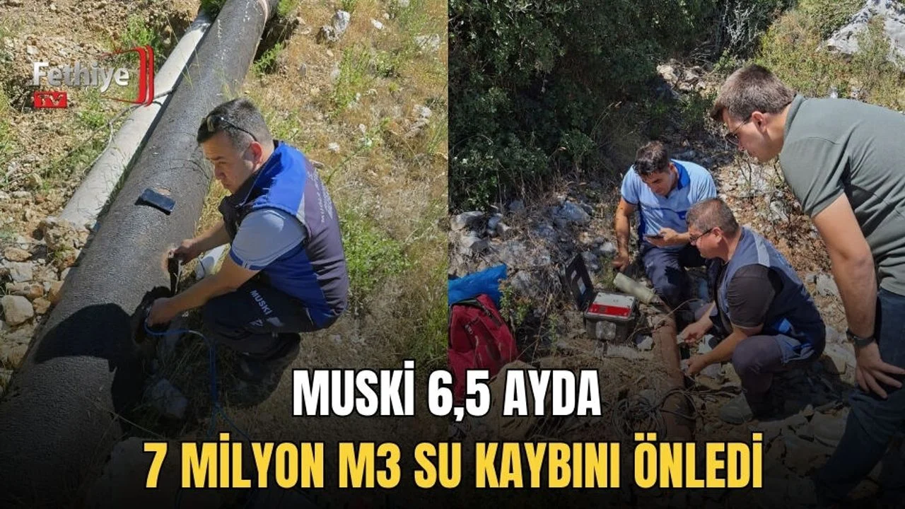 MUSKİ 6,5 Ayda 7 Milyon M3 Su Kaybını Önledi