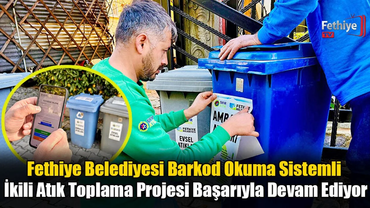 Barkod Okuma Sistemli İkili Atık Toplama Projesi Başarıyla Sürüyor