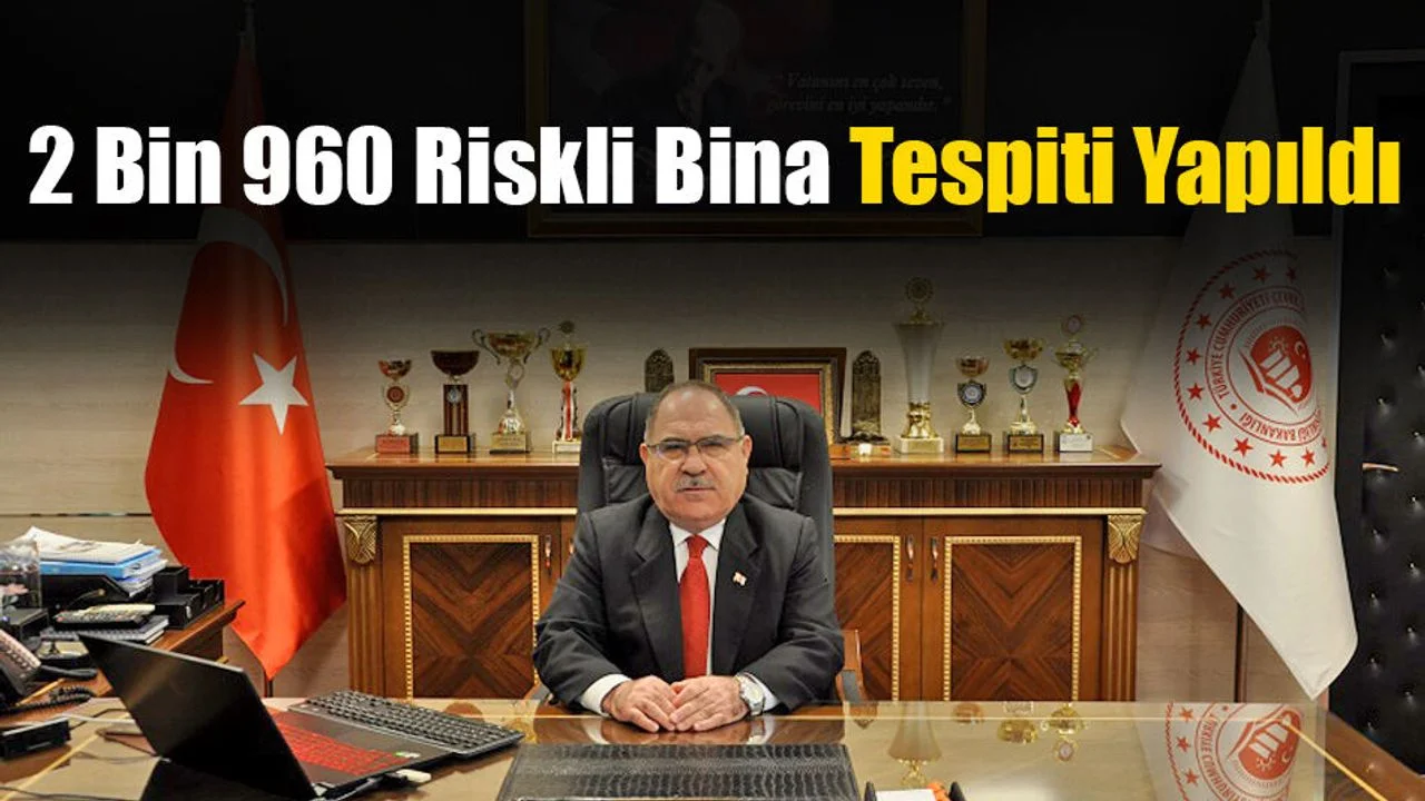 2 Bin 960 Riskli Bina Tespiti Yapıldı