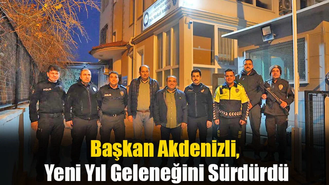Başkan Akdenizli, Yeni Yıl Geleneğini Sürdürdü
