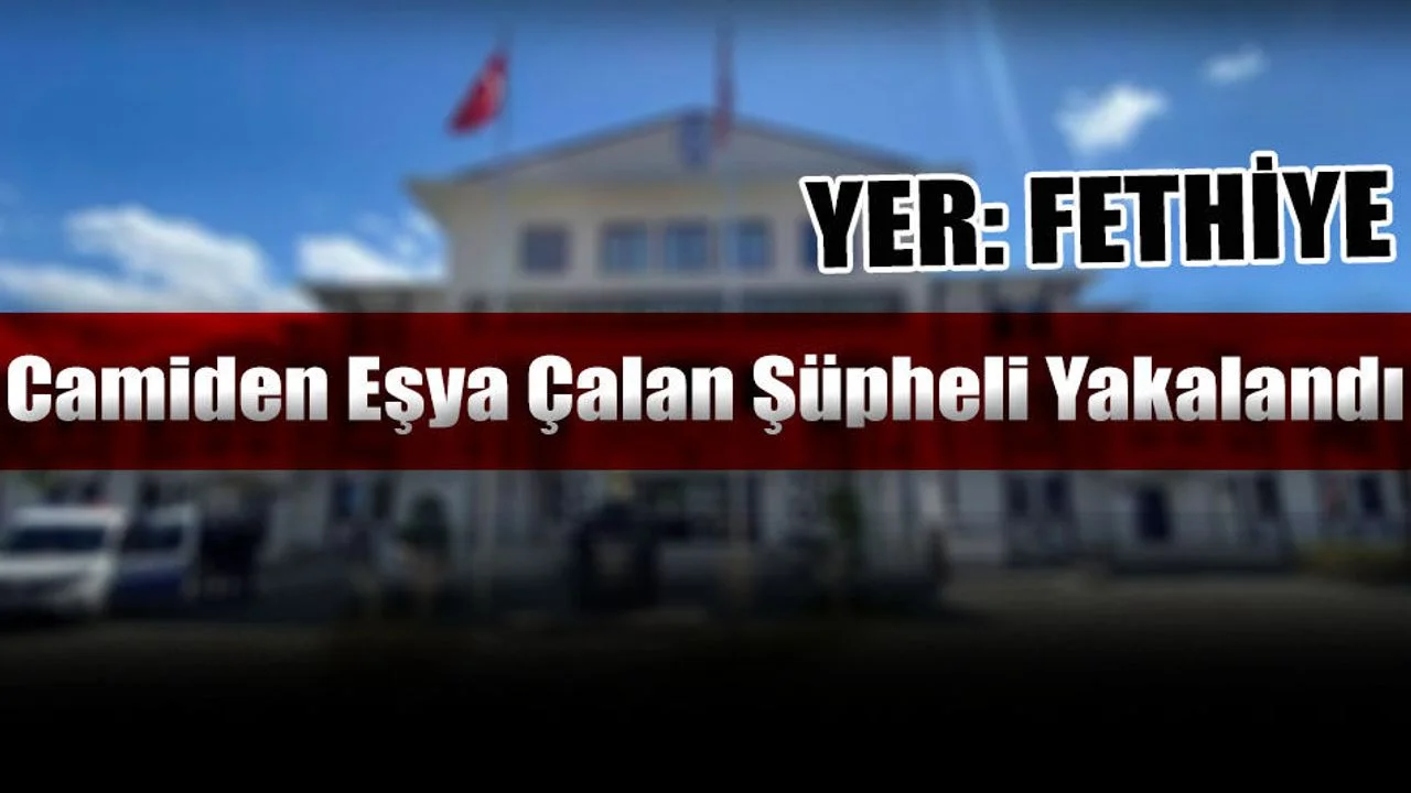Camiden Eşya Çalan Şüpheli Yakalandı
