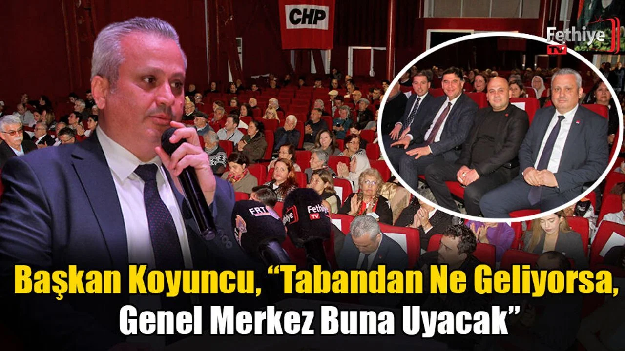 CHP Fethiye İlçe Danışma Kurulu Toplantısı Yoğun Katılımla Gerçekleşti