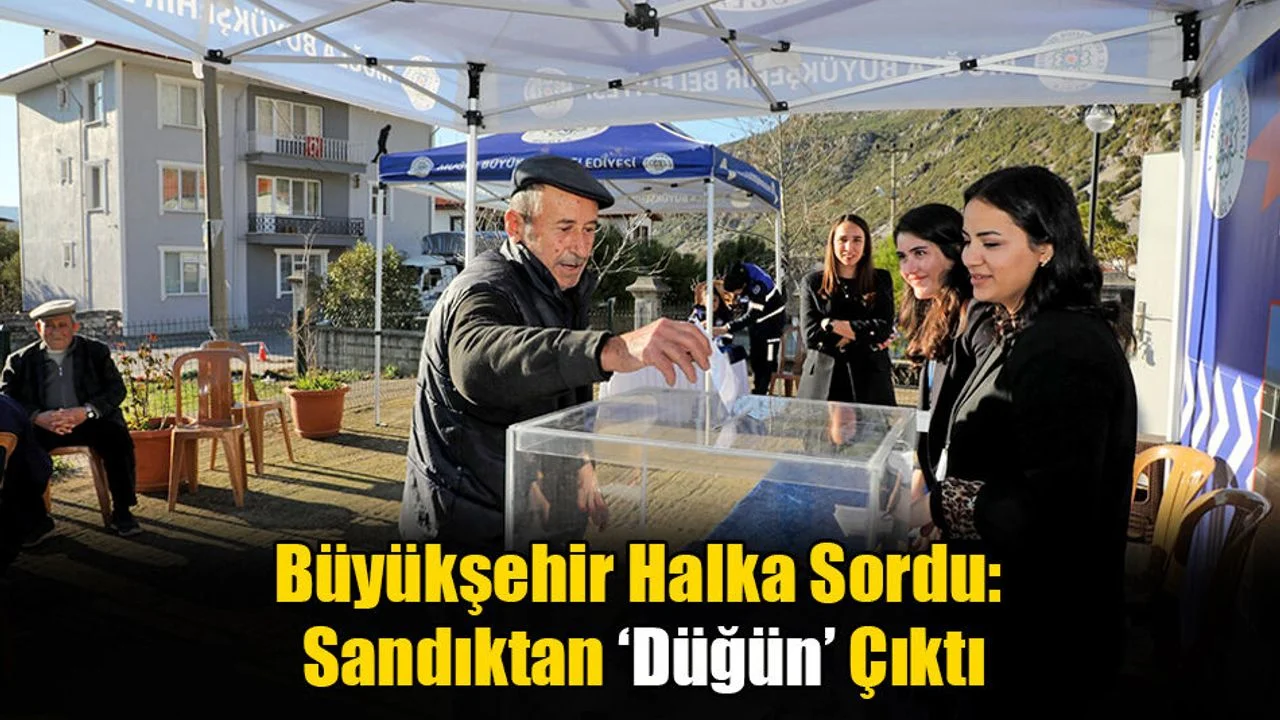 Büyükşehir Halka Sordu: Sandıktan ‘Düğün’ Çıktı