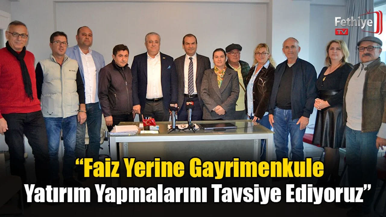 Fethiye Emlakçılar Derneği Sezon Değerlendirme Toplantısı Yaptı