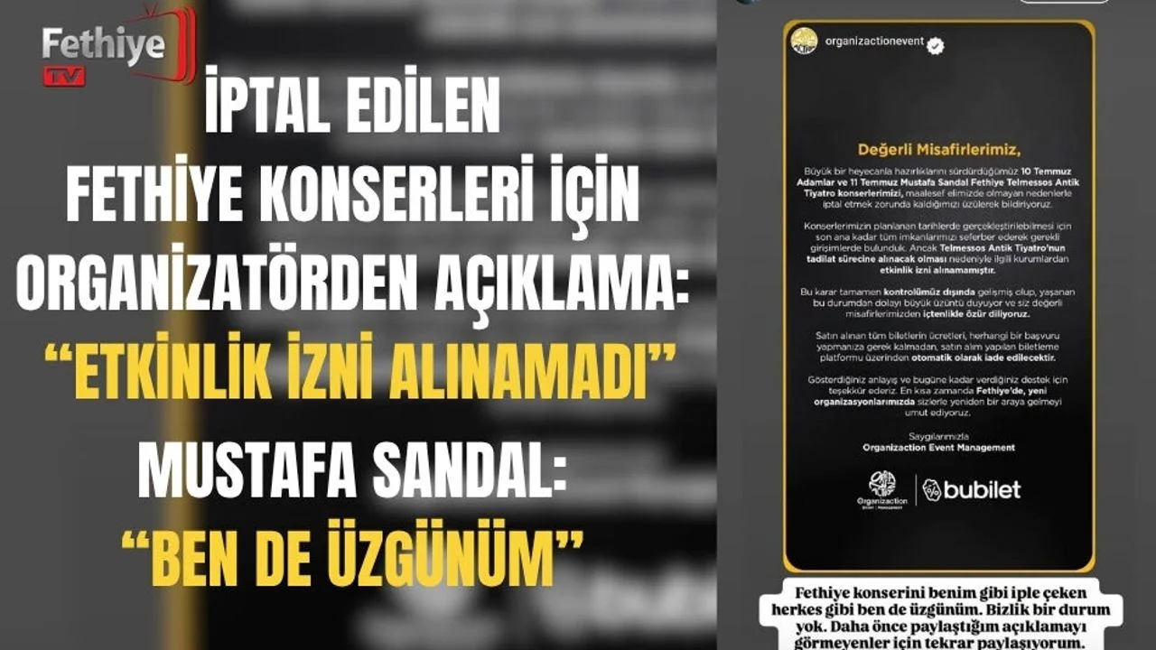 Mustafa Sandal: "Ben de Üzgünüm"