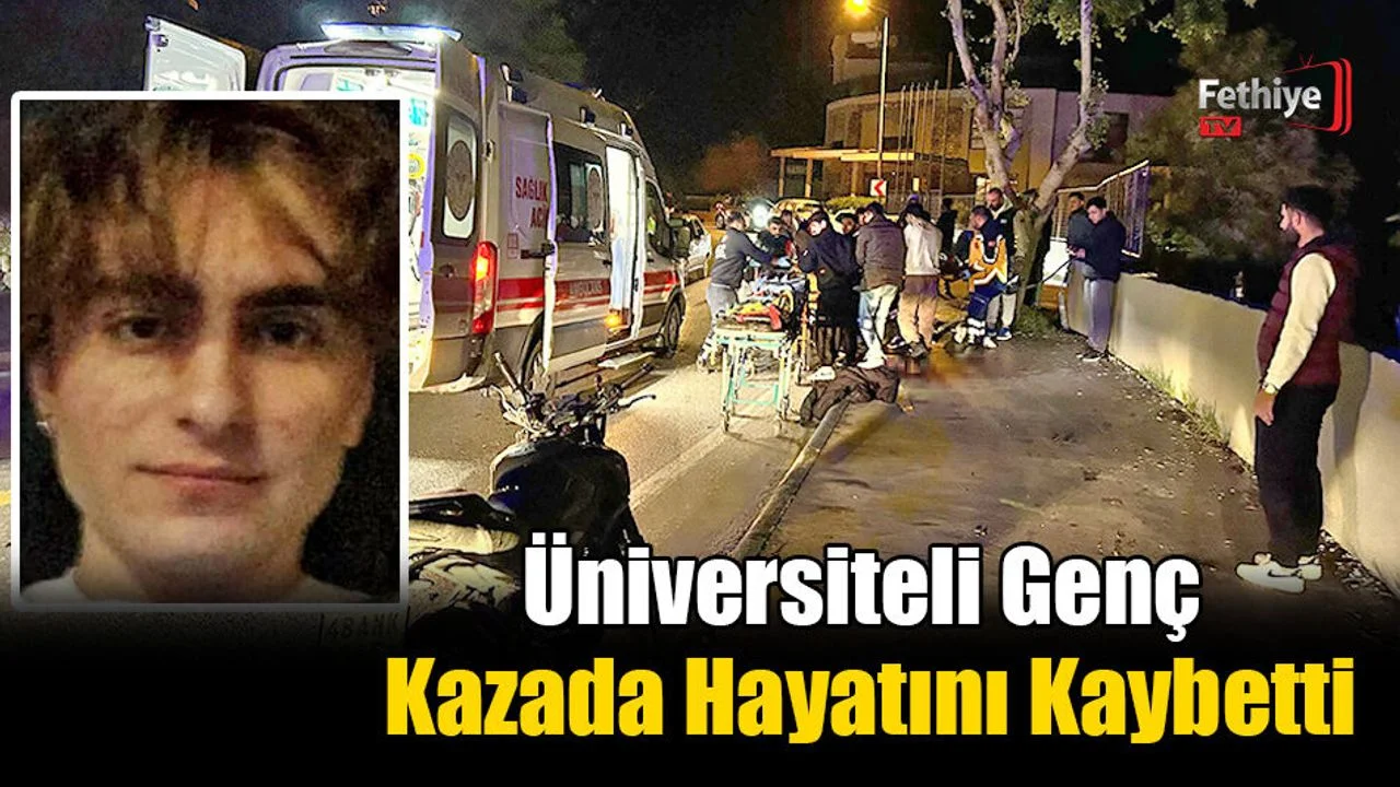 Üniversiteli Genç Kazada Hayatını Kaybetti