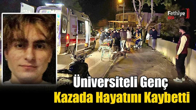 Üniversiteli Genç Kazada Hayatını Kaybetti