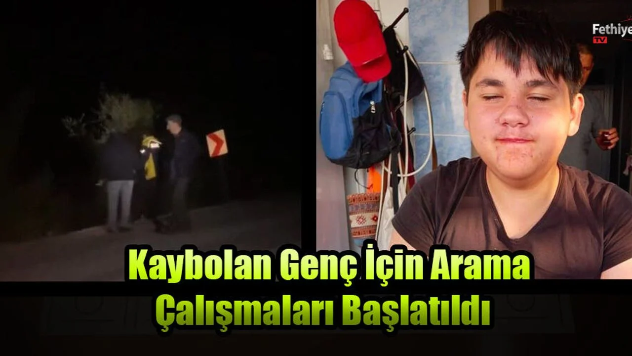 Kaybolan Genç İçin Arama Çalışmaları Başlatıldı