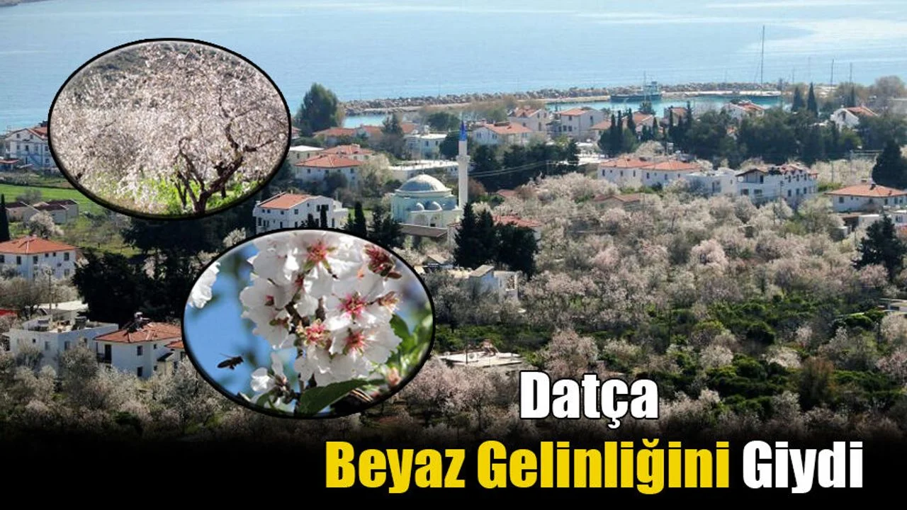 Datça Beyaz Gelinliğini Giydi