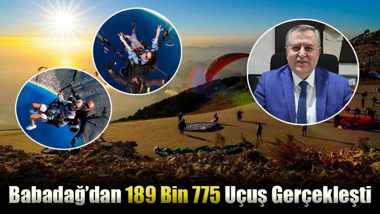 Babadağ’dan 189 Bin 775 Uçuş Gerçekleşti