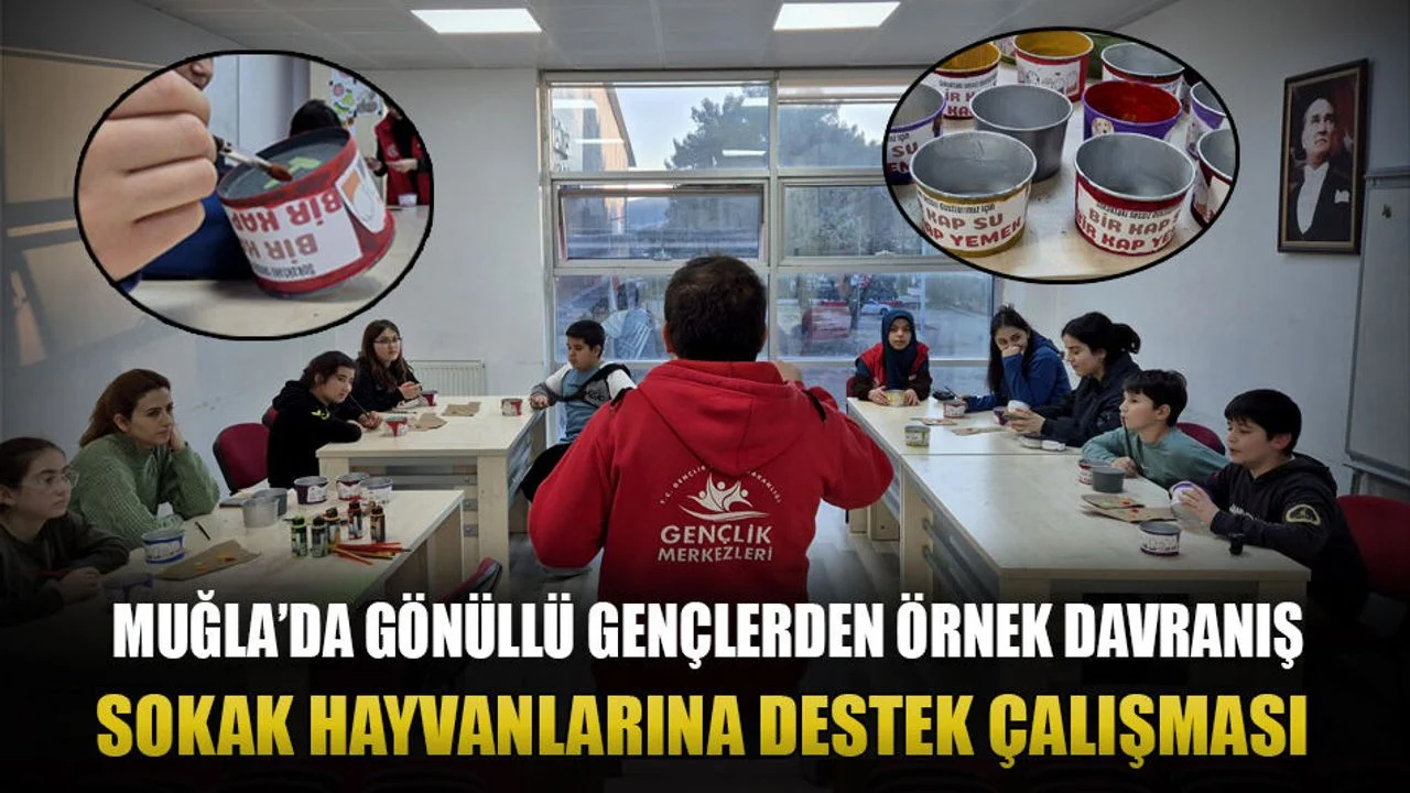 Gönüllü Gençlerden Örnek Davranış