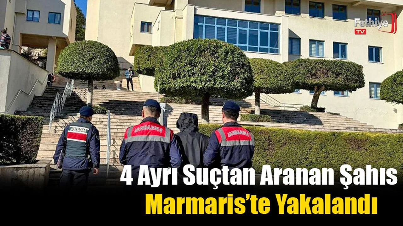 4 Ayrı Suçtan Aranan Şahıs Marmaris’te Yakalandı