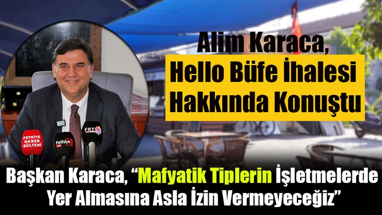 Alim Karaca, Hello Büfe İhalesi Hakkında Konuştu
