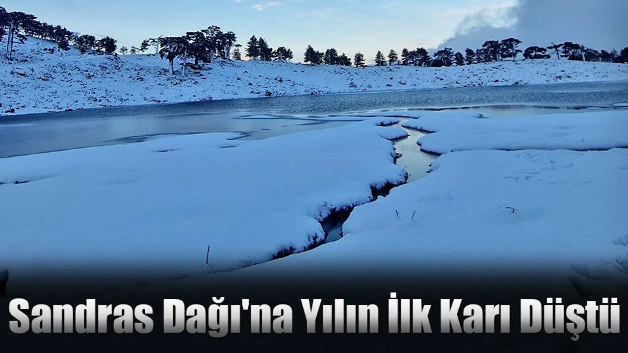 Köyceğiz Sandras Dağı'na Yılın İlk Karı Düştü