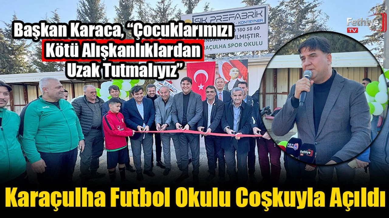 Karaçulha Futbol Okulu Coşkuyla Açıldı