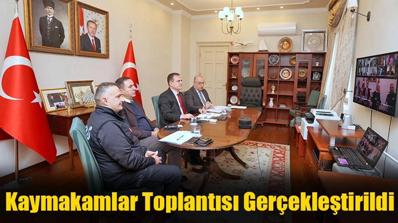 Kaymakamlar Toplantısı Gerçekleştirildi