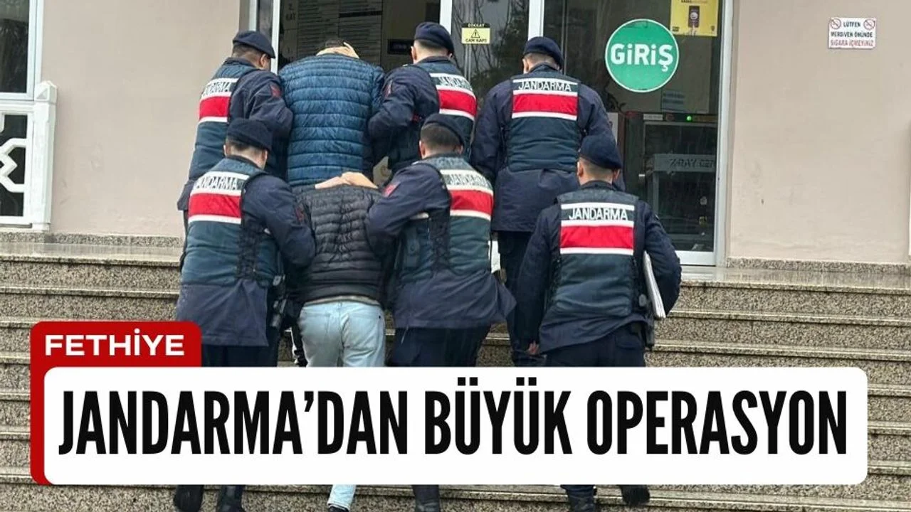 Fethiye'de büyük operasyon