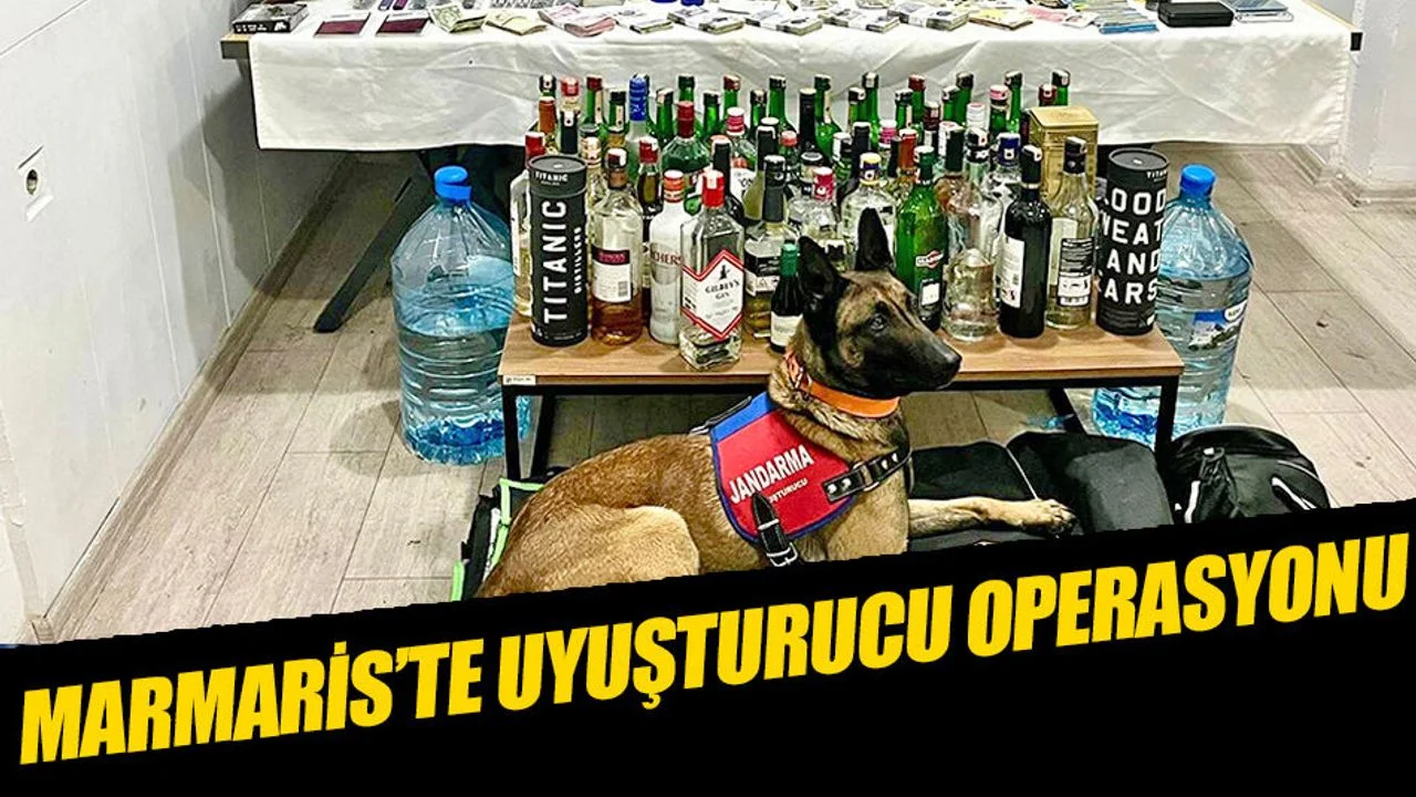 Marmaris’te Uyuşturucu Operasyonu
