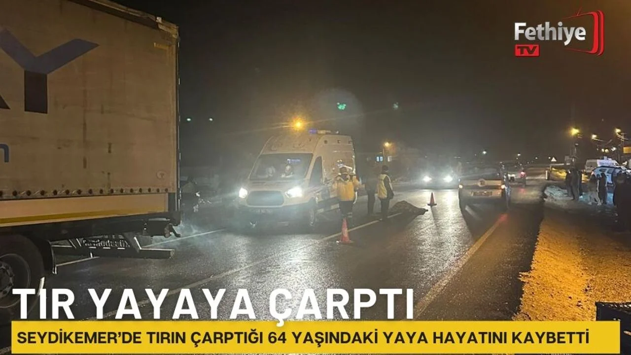 TIR YAYAYA ÇARPTI : 1 ÖLÜ
