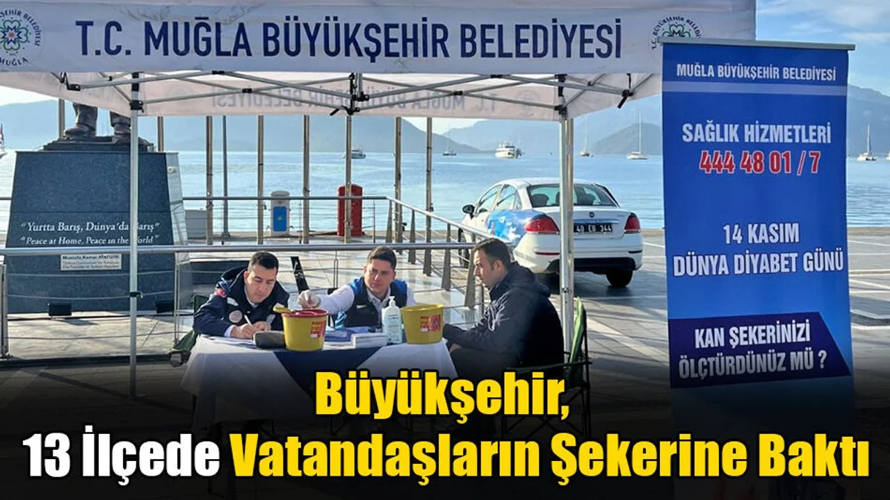Büyükşehir, 13 İlçede Vatandaşların Şekerine Baktı