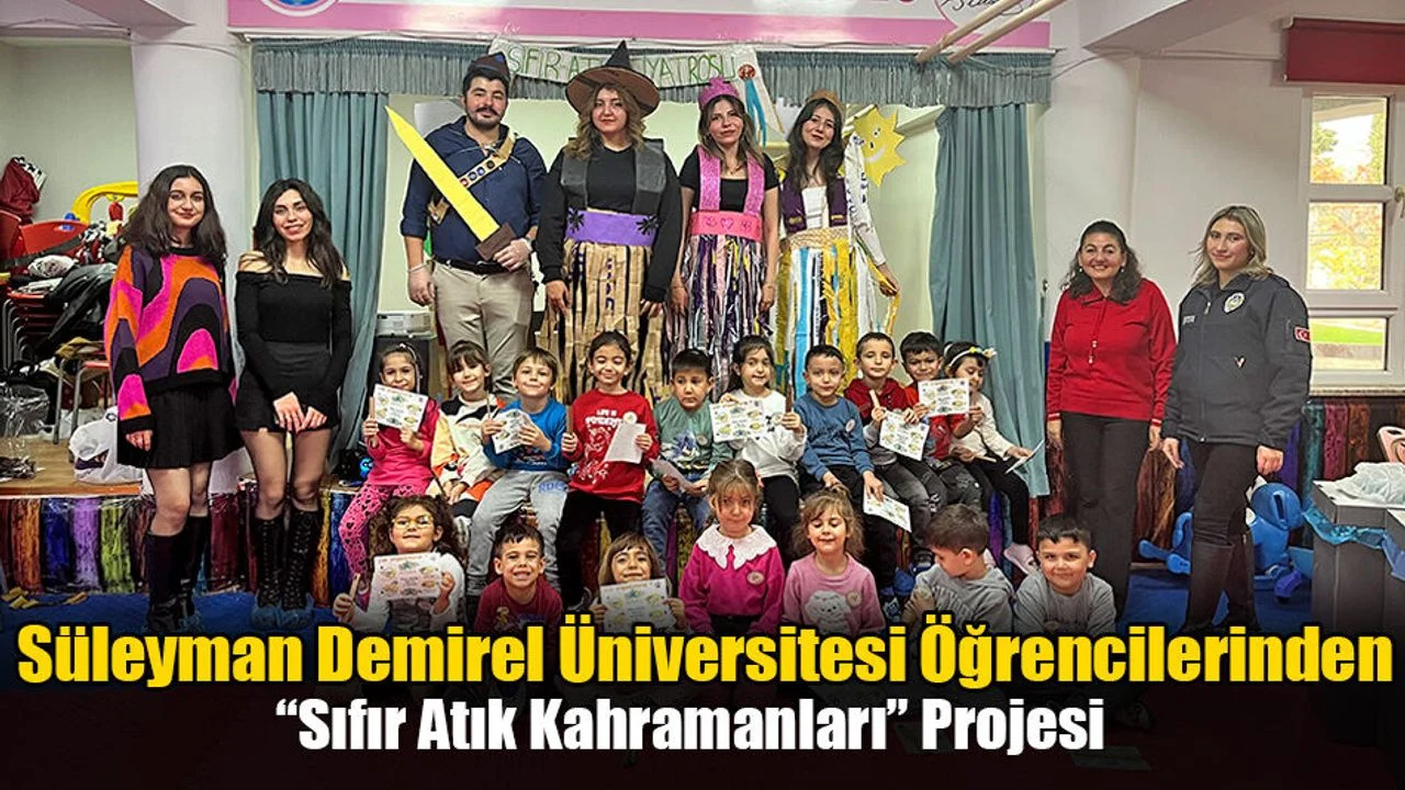 Süleyman Demirel Üniversitesi Öğrencilerinden “Sıfır Atık Kahramanları” Projesi