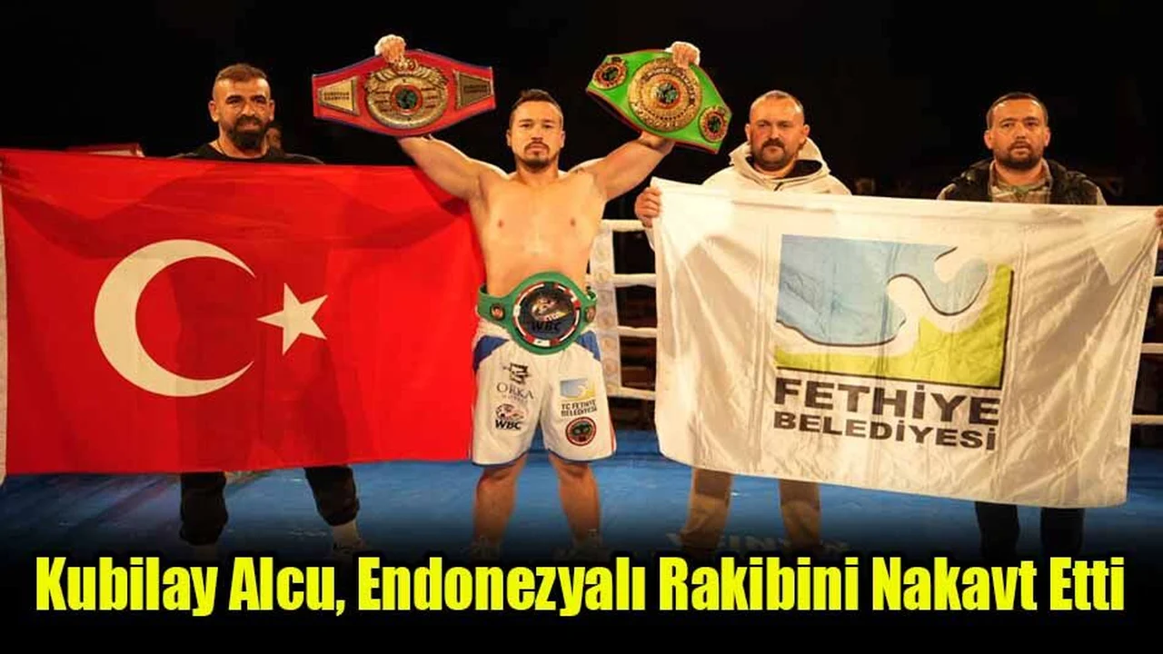 Kubilay Alcu, Endonezyalı Rakibini Nakavt Etti