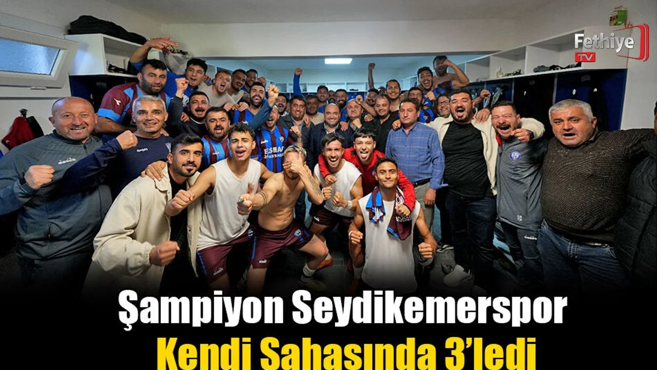 Şampiyon Seydikemerspor Kendi Sahasında 3’ledi