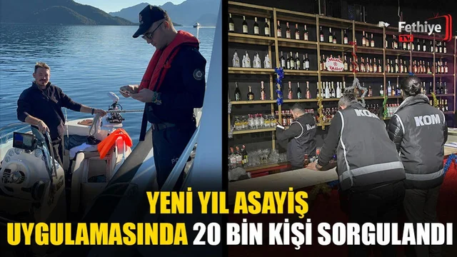 Yeni Yıl Asayiş Uygulamasında 20 Bin Kişi Sorgulandı