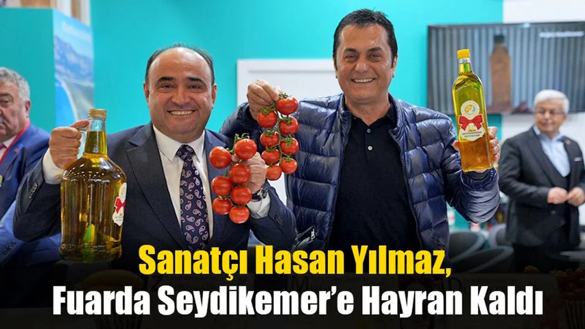 Sanatçı Hasan Yılmaz, Fuarda Seydikemer’e Hayran Kaldı
