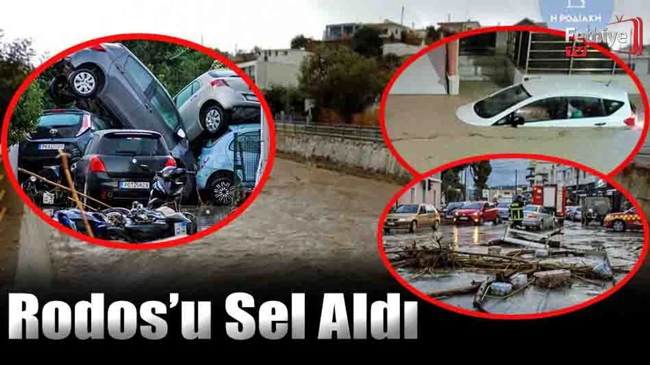 Rodos'u Sel Aldı
