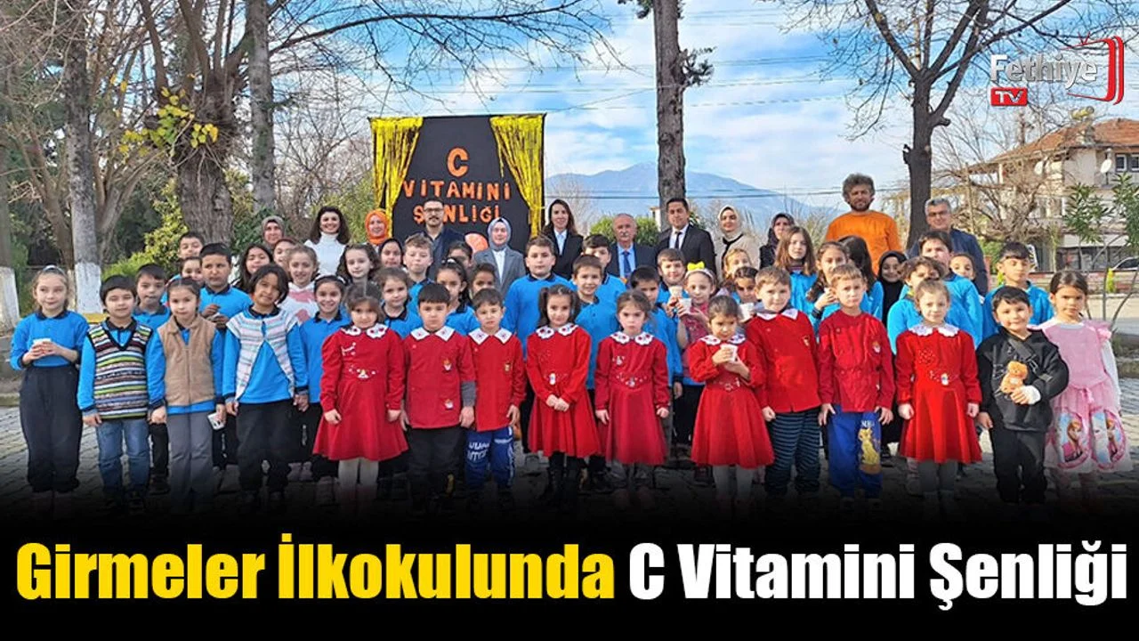 Seydikemer Girmeler İlkokulunda C Vitamini Şenliği