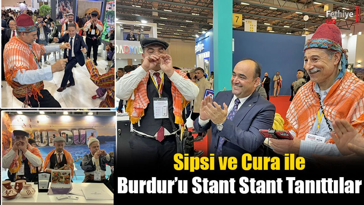 Sipsi ve Cura ile Burdur’u Stant Stant Tanıttılar