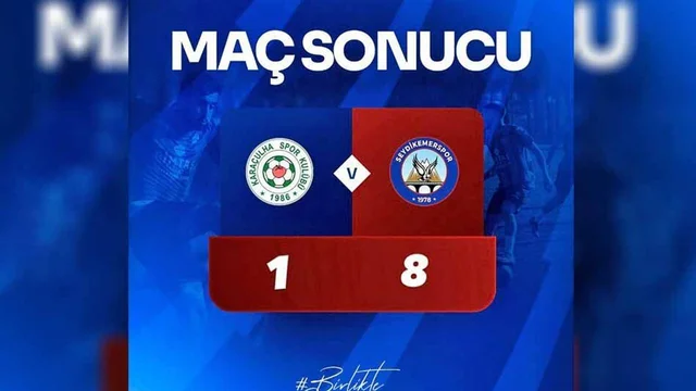 Seydikemerspor, Karaçulhaspor’u Farklı Mağlup Etti: 8-1