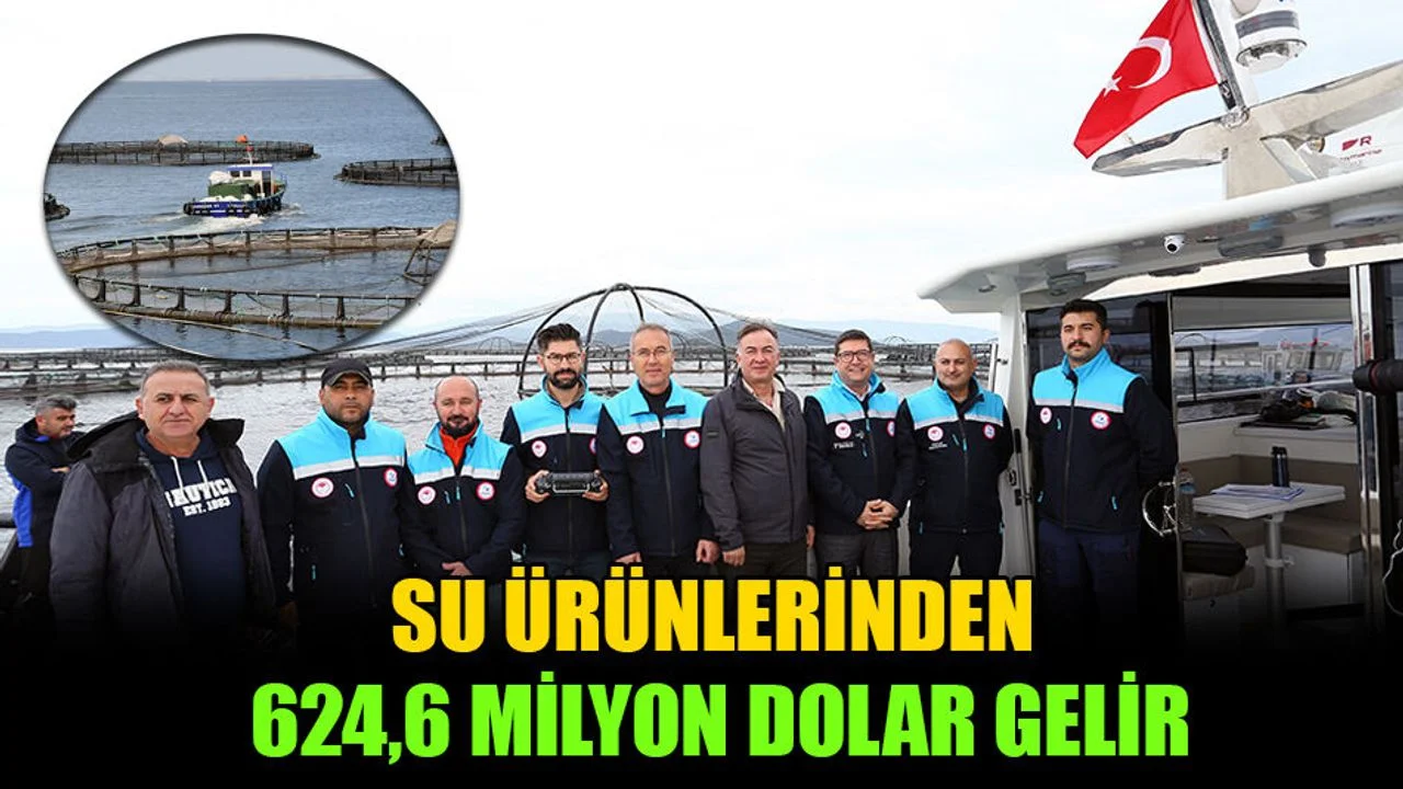Su Ürünlerinden 624,6 Milyon Dolar Gelir