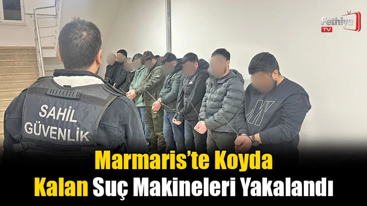 Marmaris’te Koyda Kalan Suç Makineleri Yakalandı